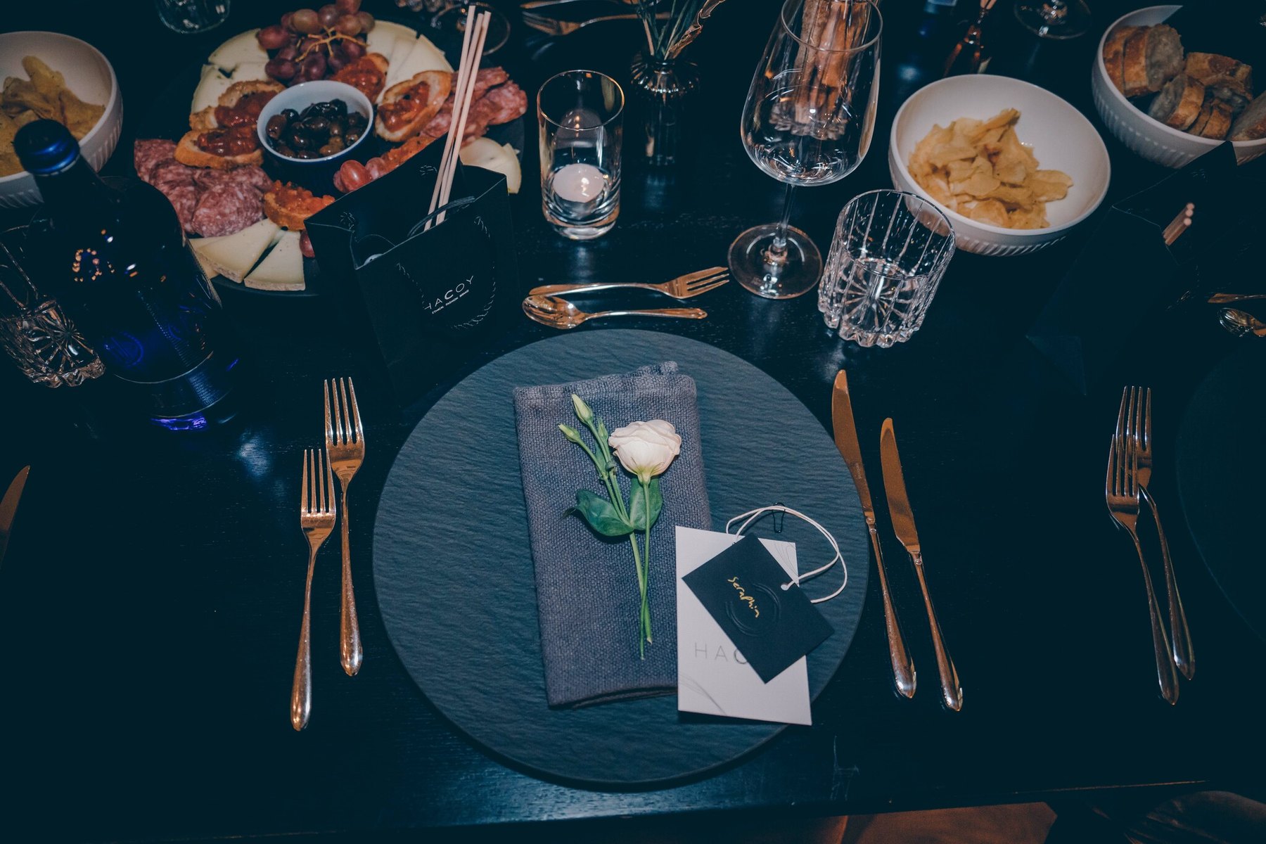 A HACOY dinner with family and friends
